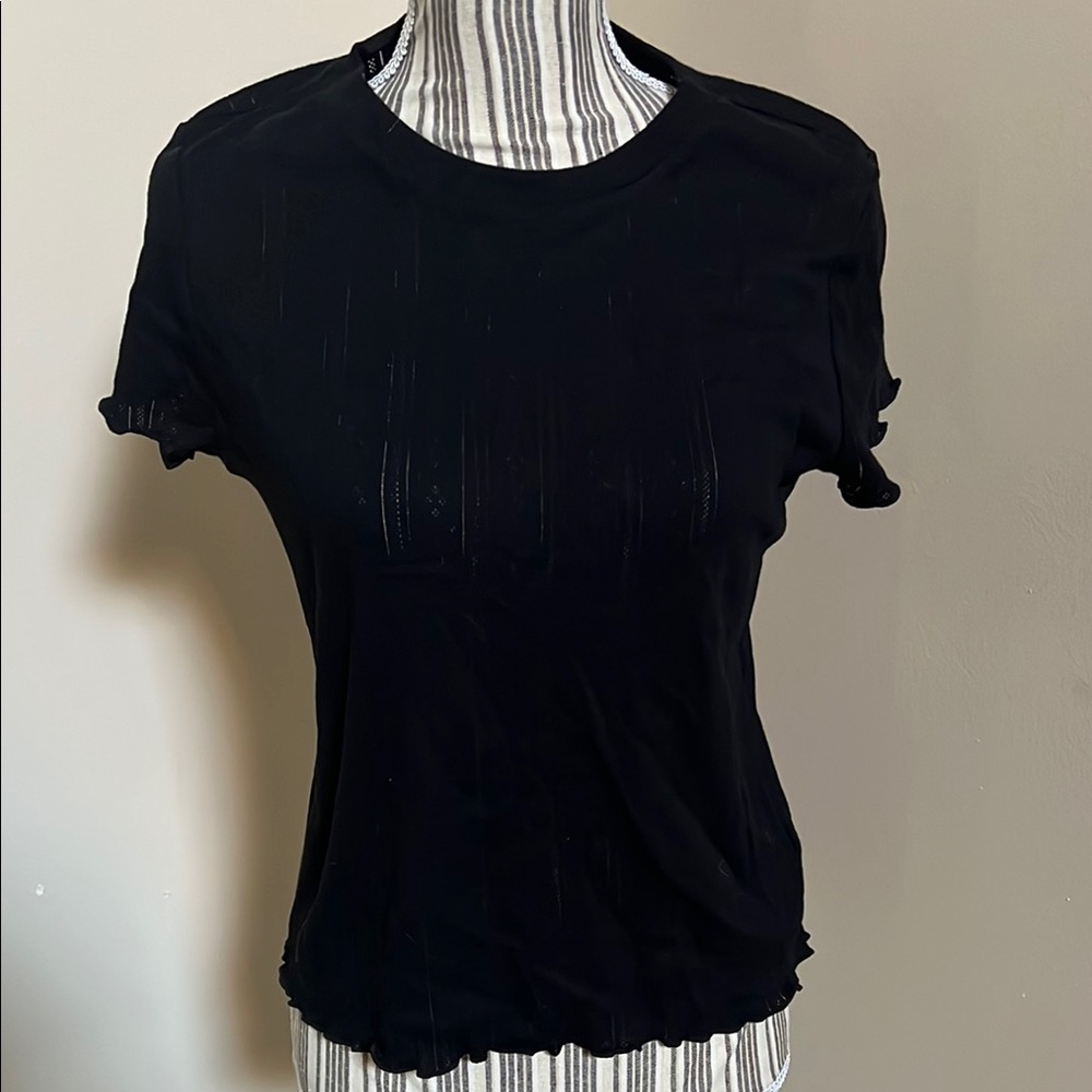 Splendid Black baby tee